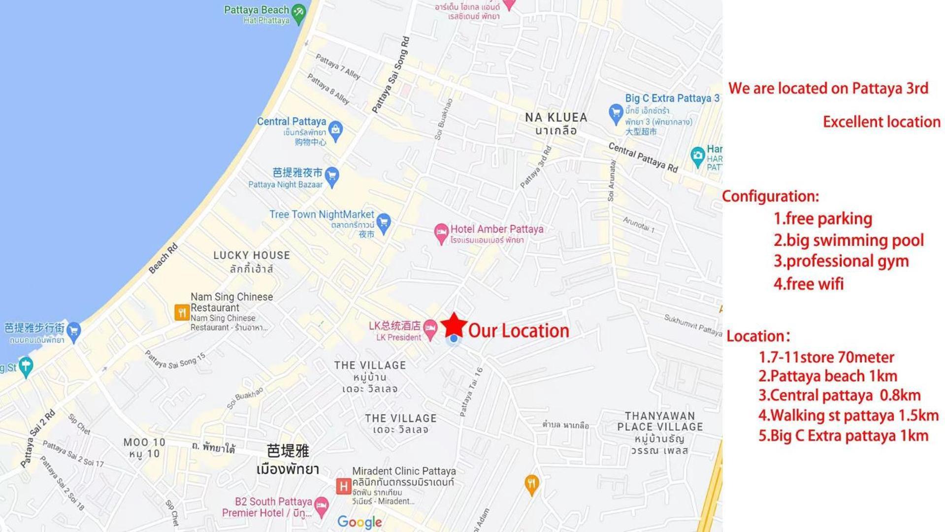 Pattaya City Center Residence K Luaran gambar